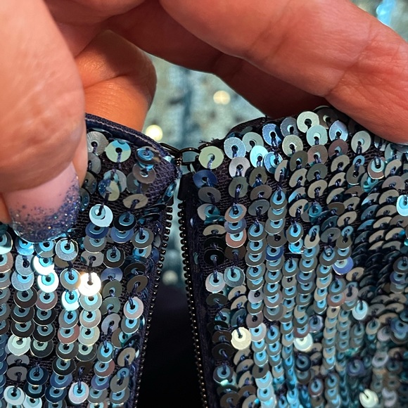 NWT Dress The Population Sequin Mini Dress - Picture 6 of 16